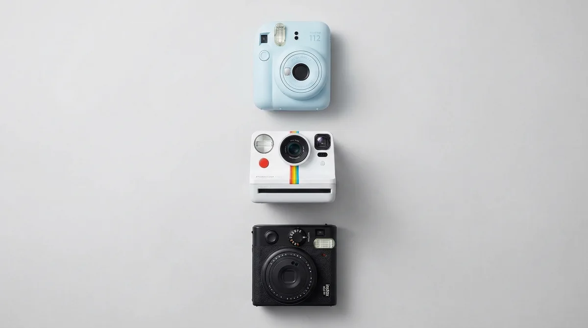 Appareils photo instantanés Instax et Polaroid