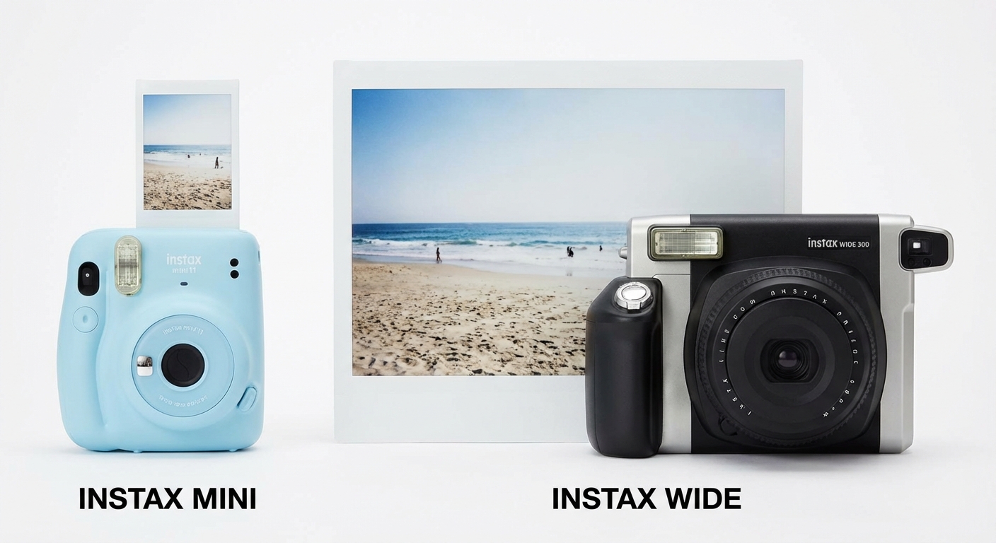 Instax Mini ou Wide : quel format choisir pour votre evenement ?