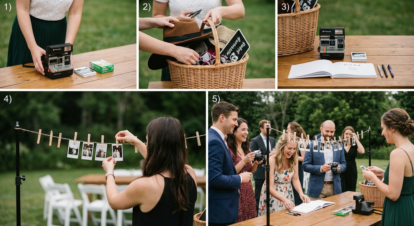 Comment organiser un photobooth Polaroid : guide etape par etape