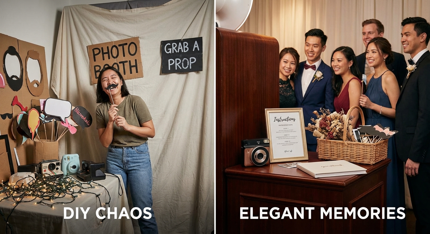 Photobooth mariage : DIY ou location pro ?